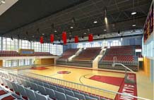 亞強(qiáng)體育施工案例:室內(nèi)木地板,